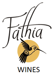 Fathia Wines Scrolled light version of the logo (Link to homepage)